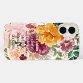 Bloemspreuken 31:25 Zij is rustiek gekleed Case-Mate iPhone Case (Achterkant (horizontaal))