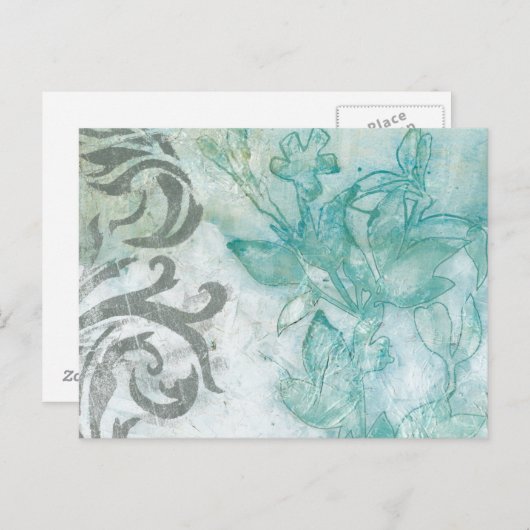 Bloemspuit II Briefkaart (Voorkant / Achterkant)