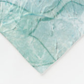 Bloemspuit II Fleece Deken (Hoek)