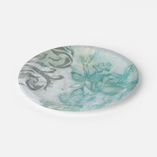 Bloemspuit II Papieren Bordje (Gekanteld)