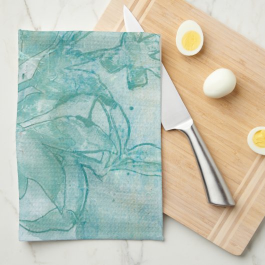 Bloemspuit II Theedoek (Quarter Fold)