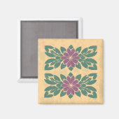 bloemstencil ontwerp magneet (Voorkant / Achterkant)