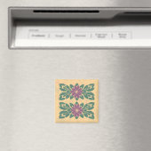 bloemstencil ontwerp magneet (Insitu (Vaatwasser))
