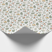 Bloemstengels botanisch cadeaupapier (Hoek)