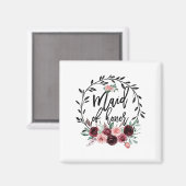 Bloemster van het Honor Shower Wedding Bachelorett Magneet (Voorkant / Achterkant)