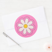Bloemsticker Ronde Sticker (Envelop)