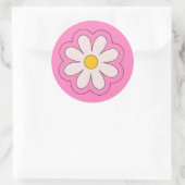 Bloemsticker Ronde Sticker (Tas)