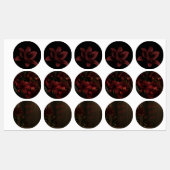 bloemstickers labels (Vel)