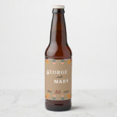 Bloemstijl  bier etiket (Voorkant)