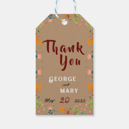 Bloemstijl Cadeaulabel