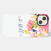 Bloemstil iPhone hoesje (Achterkant horizontaal)