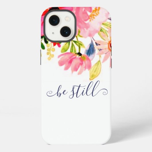 Bloemstil iPhone hoesje (Achterkant)