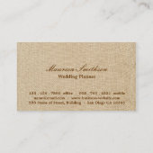 Bloemstof Patchwork (Blauw) Gepersonaliseerd Visitekaartje (Achterkant)