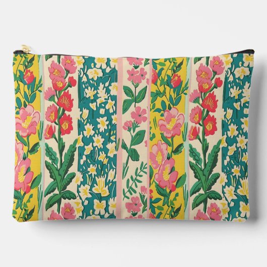 Bloemstrepen Etui (Voorkant)