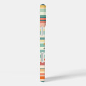 Bloemstrepen Retro (S) Case-Mate iPhone Case (Achterkant / Rechts)