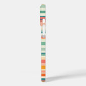 Bloemstrepen Retro (V) Case-Mate iPhone Case (Achterkant / Links)