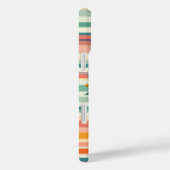 Bloemstrepen Retro (V) Case-Mate iPhone Case (Achterkant / Rechts)