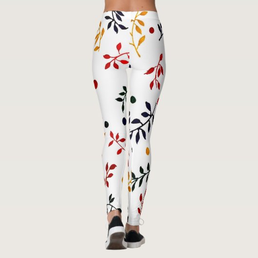 Bloemstroom: Leggings met patroon (Achterkant)