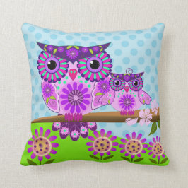 Bloemstroom Owl en haar oerhand Kussen