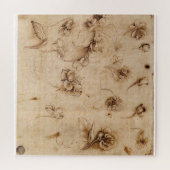 Bloemstudie – Leonardo da Vinci (1500) Legpuzzel (Horizontaal)