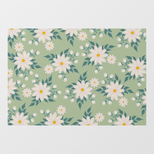 Bloemstuk 101cm * 71cm Raamsticker (Vel)