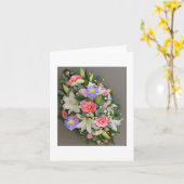 Bloemstuk Bedankkaart Kaart (Gele Bloem)