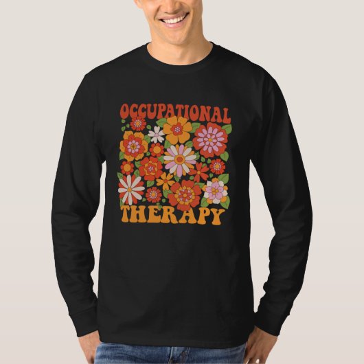Bloemstuk bezigheidstherapie Ergotherapeut Assist T-shirt (Voorkant)
