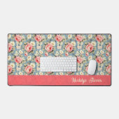 Bloemstuk Cottage Gepersonaliseerd School & Kantoo Bureaumat (Keyboard & Muis)