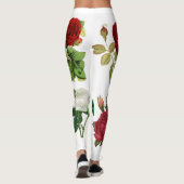 Bloemstuk en witte op maat gemaakte leggings (Achterkant)