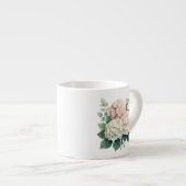 Bloemstuk espresso kop (Voorkant rechts)
