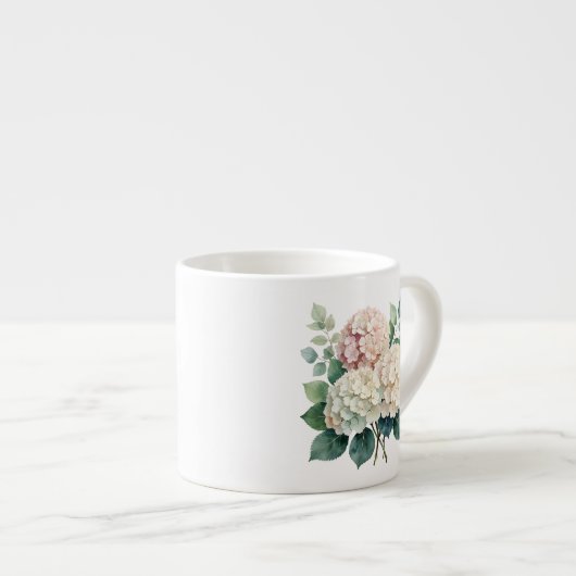 Bloemstuk espresso kop (Voorkant rechts)