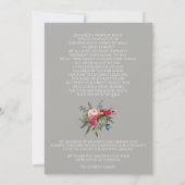 Bloemstuk Foto Begrafenis Dankkaart Condoleancekaa Kaart (Achterkant)