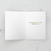 Bloemstuk gele zonnebloem moeder kaart sympathie (Binnen)