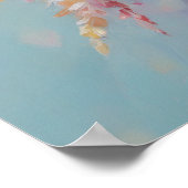 bloemstuk geschilderd poster (Hoek)