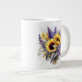 Bloemstuk  grote koffiekop (Voorkant rechts)