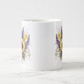 Bloemstuk  grote koffiekop (Voorkant)
