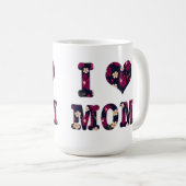 Bloemstuk Ik hou van mama  Koffiemok (Voorkant rechts)