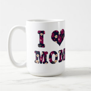 Bloemstuk Ik hou van mama  Koffiemok