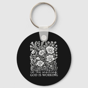 Bloemstuk In Afwachting Is God Aan Het Werk Gelove Sleutelhanger