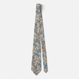 Bloemstuk in blauw stropdas