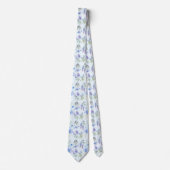 Bloemstuk Kantoor Wilde Bloemen Boho Nekband Stropdas (Voorkant)