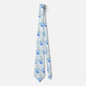 Bloemstuk Kantoor Wilde Bloemen Boho Nekband Stropdas (Voorkant)