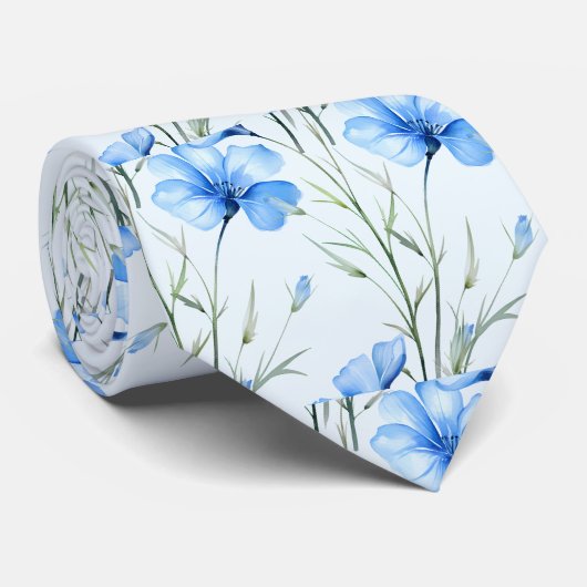 Bloemstuk Kantoor Wilde Bloemen Boho Nekband Stropdas (Opgerold)