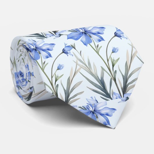Bloemstuk Kantoor Wilde Bloemen Boho Nekband Stropdas (Opgerold)