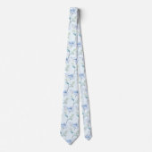 Bloemstuk Kantoor Wilde Bloemen Boho Nekband Stropdas (Voorkant)