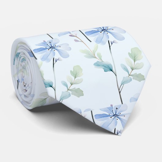 Bloemstuk Kantoor Wilde Bloemen Boho Nekband Stropdas (Opgerold)