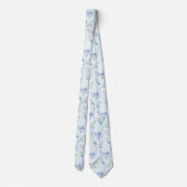 Bloemstuk Kantoor Wilde Bloemen Boho Nekband Stropdas (Achterkant)