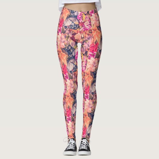 Bloemstuk Leggings (Voorkant)
