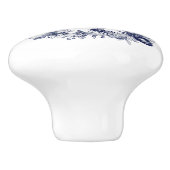 Bloemstuk met bijen krans keramische knop (Zijkant)
