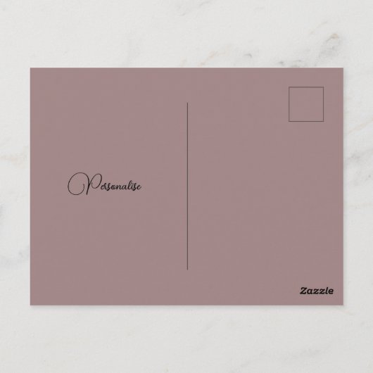 Bloemstuk met rustieke weidebloemen in waterschaal briefkaart (Achterkant)